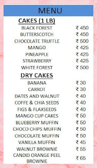 Kolkata Bakers menu 3