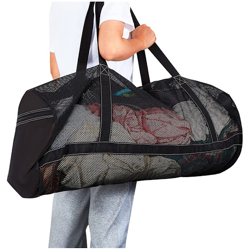 Title 4, Large Diving Mesh Luggage Bag Easily transport ...