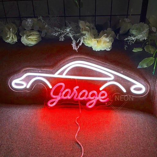 Title 2, Minimalist Modern LED Luminous Letter Light Per...