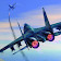 Airplane flight simulator icon