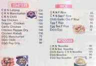 VIP Restaurant menu 2