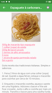 Receita de Macarrão à carbonara grátis(圖1)-速報App