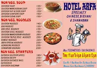 Hotel Arfa menu 6