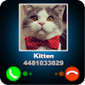 Fake Call Kitten Joke icon