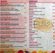 The Big Falooda menu 1