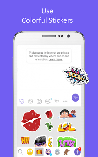 Free Messenger Viber Stickers for Video Calling