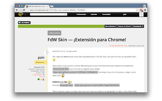 Foros Del Web Skin