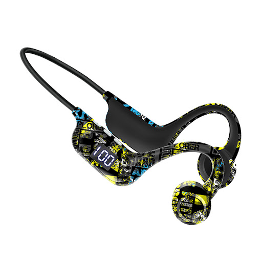 Title 2, Graffiti Bone Conduction Wireless Bluetooth Hea...