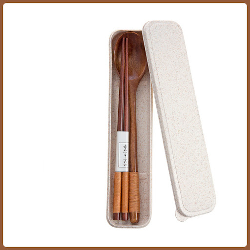 Title 5, Portable wooden spoon and chopstick storage box...