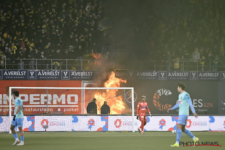 🎥 A deux doigts du drame : Saint-Trond se fait une grosse frayeur en mettant littéalement le feu au stade