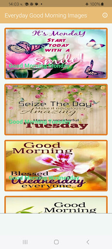 Screenshot Everyday Good Morning Images