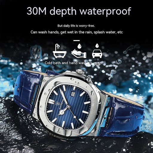 Title 3, Mens Waterproof Luminous Quartz Watch Stay vis...
