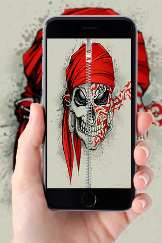 Pirate Lock Screen Zipper HD