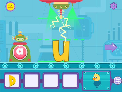 Android application Square Panda Letter Lab screenshort