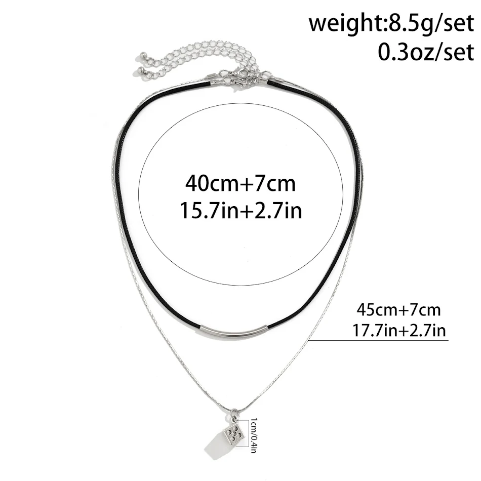 Europese Hip Hop Leder Wax Line ketting voor heren, een stijlvol en duurzaam accessoire voor een moderne, mannelijke uitstraling.