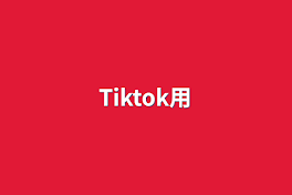 Tiktok用