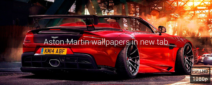 Aston Martin Auto Wallpapers New Tab marquee promo image