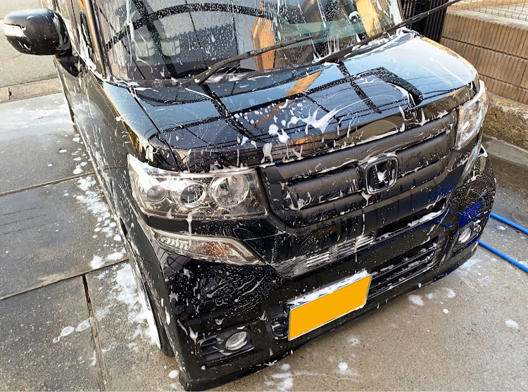 Nボックスカスタムの車高調・自粛生活・ピックアップ・手洗い洗車・コーティングに関するカスタム事例の投稿画像1枚目