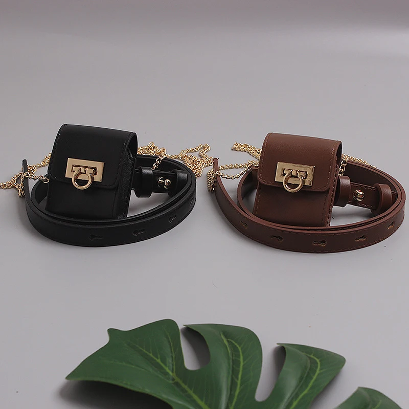 Riñonera Mini Bolso Bandolera con Cadena Cinturón Versátil Elegante Ideal para Llevar lo Esencial en Movimiento Diseño Compacto Perfecto para Salir