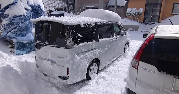 ステップワゴンスパーダの青森県ユーザー・大雪・春よ来いに関するカスタム事例の投稿画像2枚目