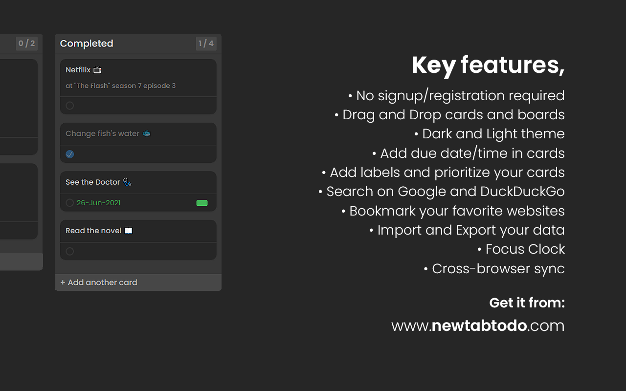 NewTabTodo Preview image 6