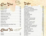 Chai Fusion menu 1