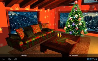 3D Christmas fireplace Screenshot