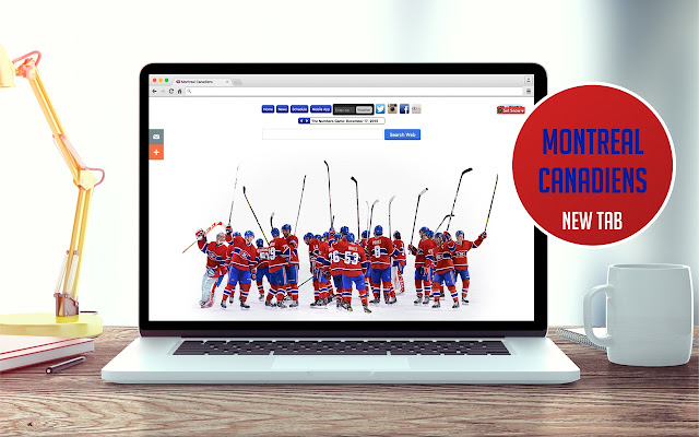 NHL Montreal Canadiens New Tab screenshot