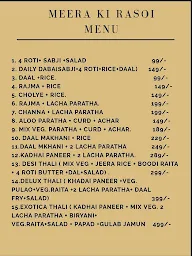 Meera Ki Rasoi menu 4