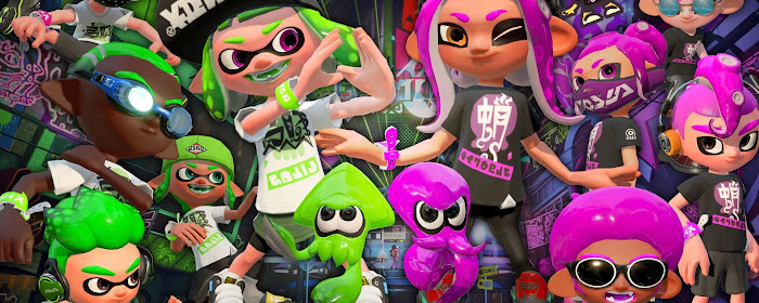 Splatoon HD Wallpapers Games New Tab Theme marquee promo image