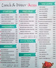 Rajhans menu 4