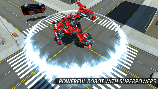 Air Robot Game - Flying Robot Transforming Plane screenshots 13