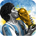 Diego Armando Maradona Wallpaper ART icon