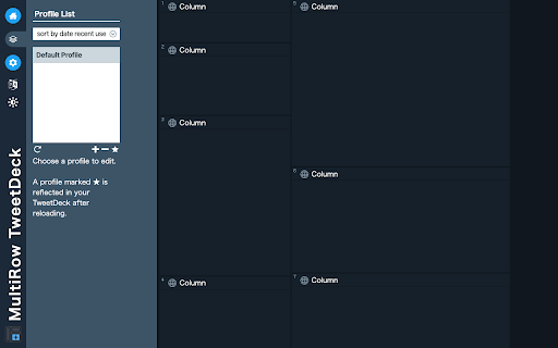 MultiRow TweetDeck