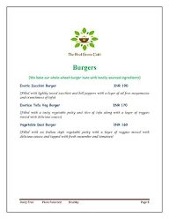 The Real Green Cafe menu 7