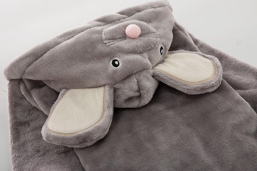 Title 1, Flannel baby bathrobe Soft and cozy for after b...