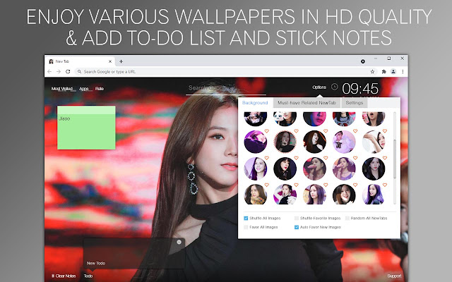 BLACKPINK Jisoo HD Wallpaper Custom New Tab