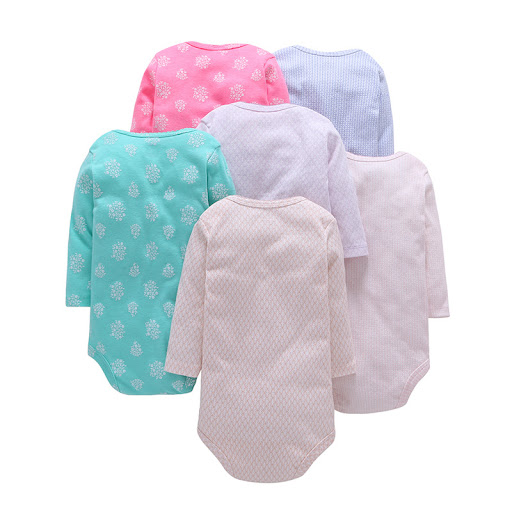 Title 5, Spring and Autumn Baby Girl Candy Color Jumpsui...