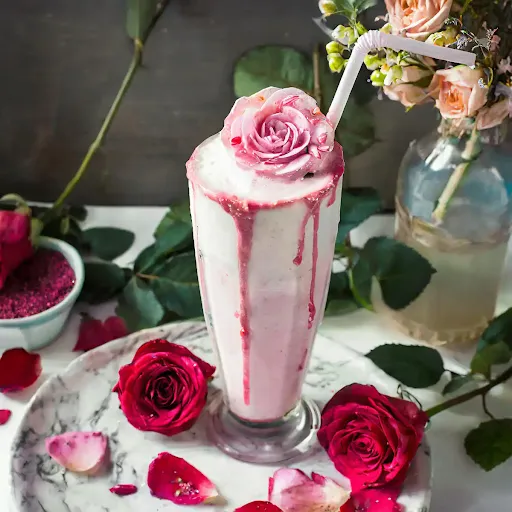 Rose Milkshake [450 Ml, 1 Mason Jar]