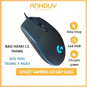 Chuột Máy Tính Logitech G102 Oem Có Dây Nhanh Và Nhạy Độ Chính Cao Xác Led Rgb Đổi Màu Đẹp Chuyên Gaming