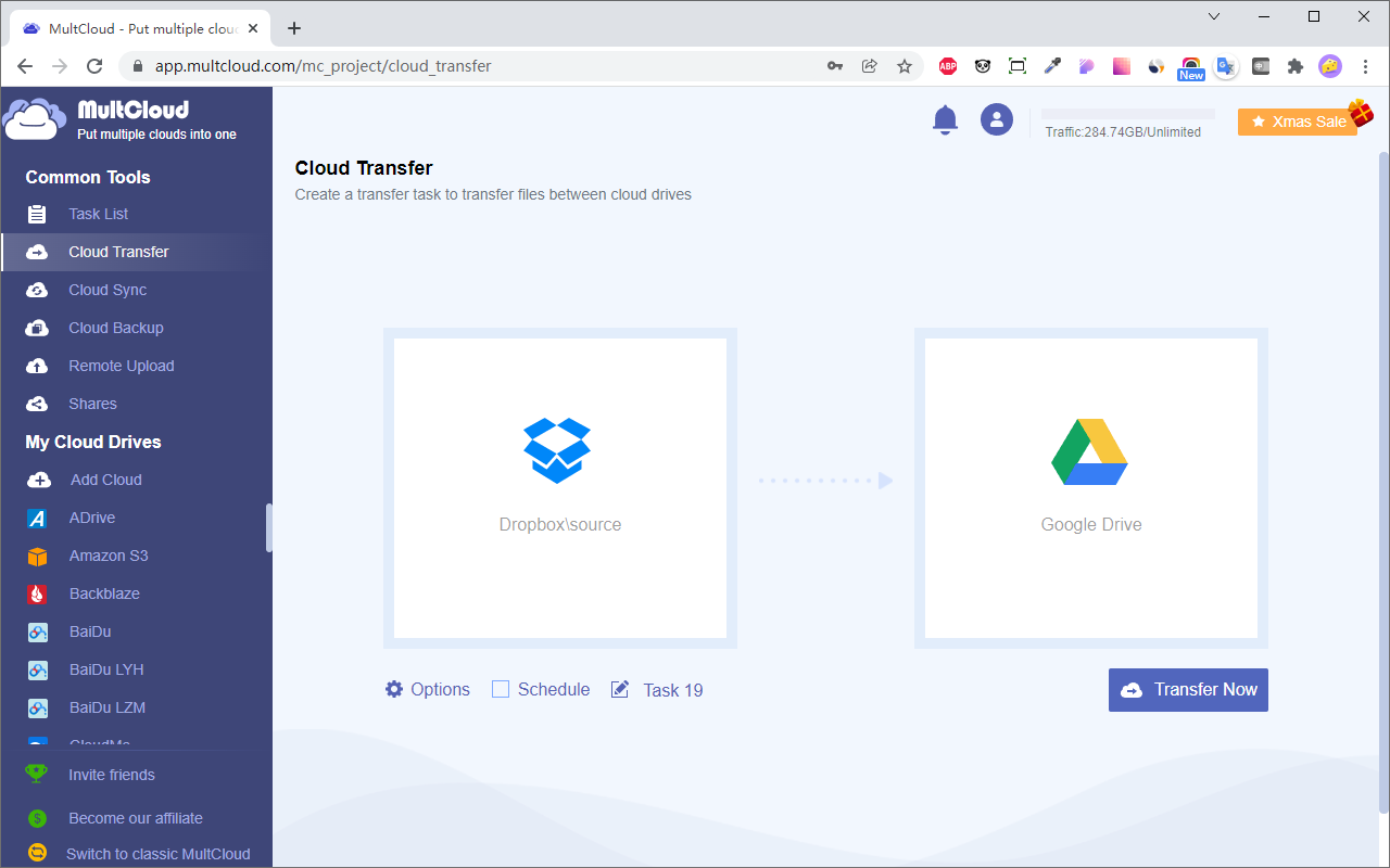 Transfer Dropbox to Google Drive Preview image 3