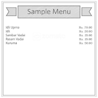 Veggie's Bhavan menu 1