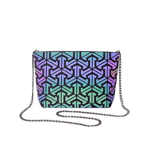Title 3, Geometric One-Shoulder Armpit Diamond Bag