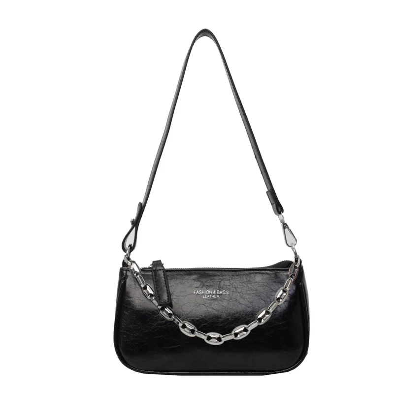 Sac à Bandoulière Argent Perle Haut de Gamme, Porté Épaule ou Sous Le Bras. Élégance et Praticité pour Vos Sorties Quotidiennes.
