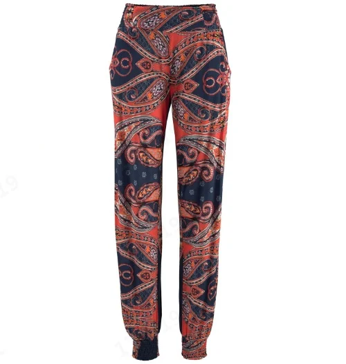 Ženske casual pantalone sa štampom u evropskom i američkom stilu, sa džepovima, udobne i idealne za svakodnevno nošenje. Elegantan i praktičan izbor.