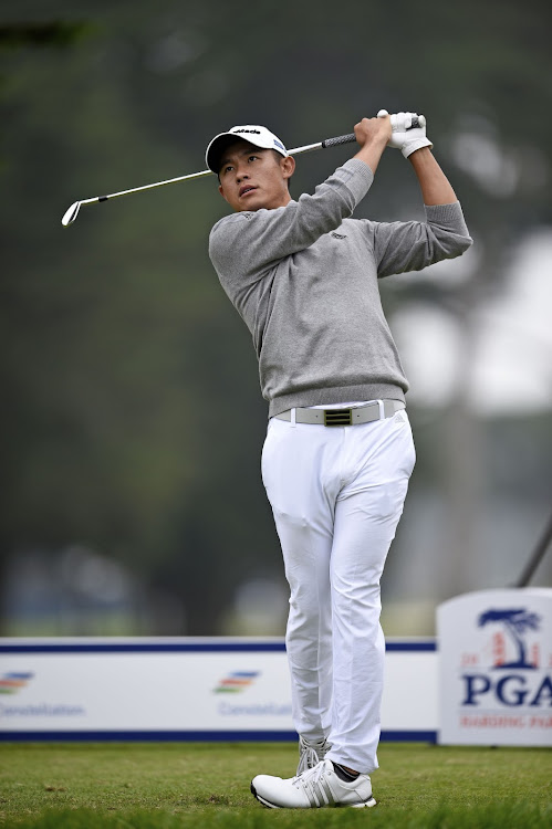 Collin Morikawa on the thirrd hole during the final round of the 2020 PGA Championship golf tournament at TPC Harding Park, which he won by two strokes on Sunday.