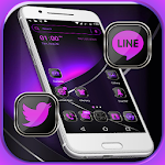 Cover Image of Download Purple Black Launcher Theme 1.3 APK