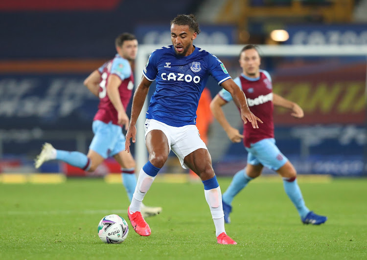 Everton's Dominic Calvert-Lewin in action against West Ham United