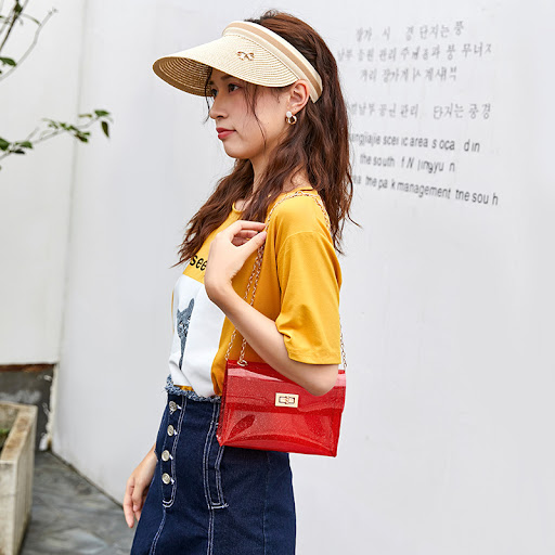 Title 3, Bolsa cosmética laser transparente jelly bag, i...