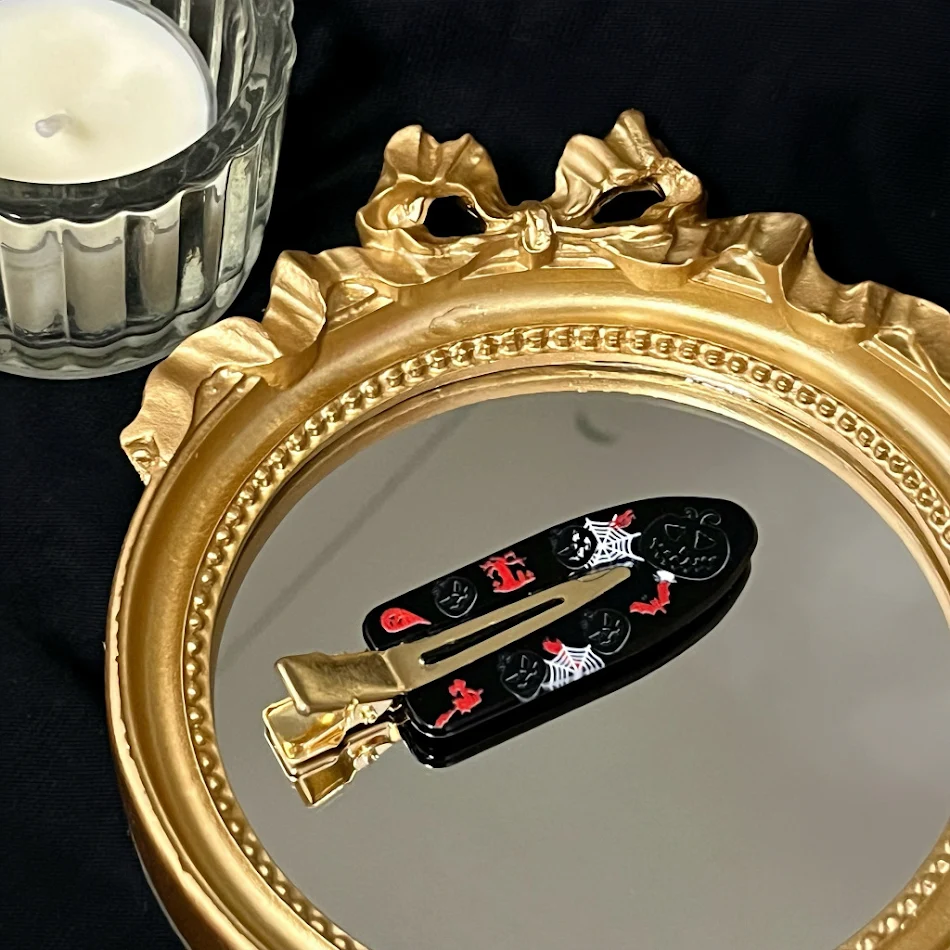 Accessoires pour cheveux citrouille, chauve-souris et ornithorynque pour fêtes d'Halloween. Coiffures festives!